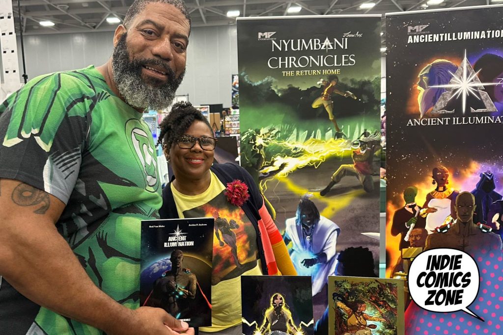 Rod and his beautiful wife at their booth during GalaxyCon in Richmond, Va.